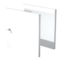[74445] COPPIA ANTINE BIANCO per LIBRERIA RAINBOW