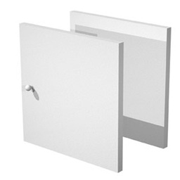 [74447] COPPIA ANTINE GRIGIO ALLUMINIO per LIBRERIA RAINBOW