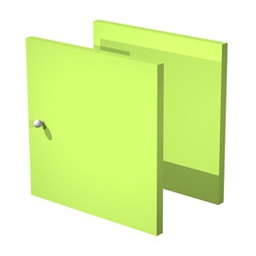 [74448] COPPIA ANTINE VERDE NEON per LIBRERIA RAINBOW