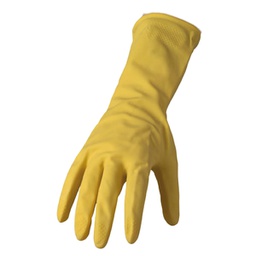 [96934] Coppia di guanti in lattice felpato R90 tg. M Giallo Reflexx