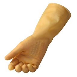 [96938] Coppia di guanti in lattice NON felpato R92 tg. M Giallo Reflexx