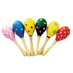 [94955] Coppia di maracas in legno cf. 2pz CWR