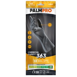 [97087] Coppia guanti chemical safety in nitrile palmpro 363 tg. M Icoguanti