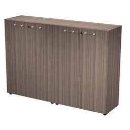 [97028] Coppia mobili medi con ante ELEGANCE 180x45,3x126,2Hcm Noce Toscano