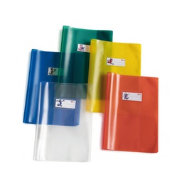 [96950] Coprimaxi Glass PP goffrato neutro A4 c/alette Ri.Plast
