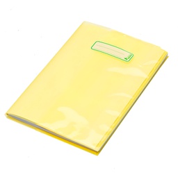 [89002] Coprimaxi in polietilene trasparente f.to A4 giallo