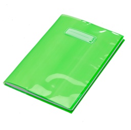 [89003] Coprimaxi in polietilene trasparente f.to A4 verde