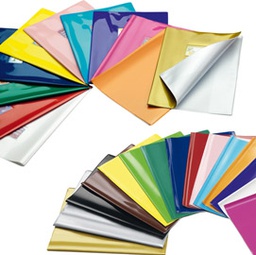 [56919] Coprimaxi PVC laccato coprente Colorosa c/alette 21x30cm argento RiPlast