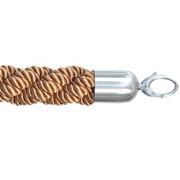 [77145] CORDONE INTRECCIATO 150cm BRONZO per COLONNINA SEGNAPERCORSO Securit