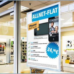 [77106] Cornice adesiva Duraframe  Poster 70x100cm argento DURABLE