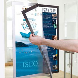 [74537] Cornice adesiva Duraframe  Poster A1 59,4x84,1cm argento DURABLE