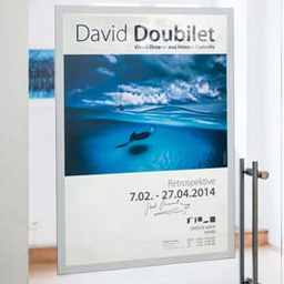 [74533] CORNICE ADESIVA DURAFRAME  POSTER A2 42X59,4CM ARGENTO DURABLE