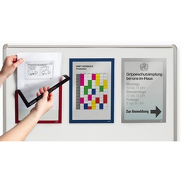 [84334] Cornice DuraframeÂ® Magnetic A4 21x29,7cm nero Durable