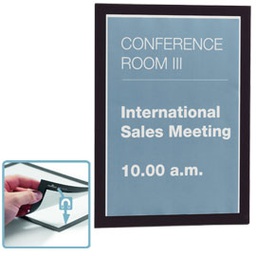 [65242] Cornice espositiva adesiva Duraframe® A4 21x29,7cm nero DURABLE