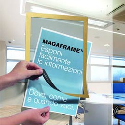 [67825] Cornice espositiva adesiva Duraframe® A4 21x29,7cm oro DURABLE