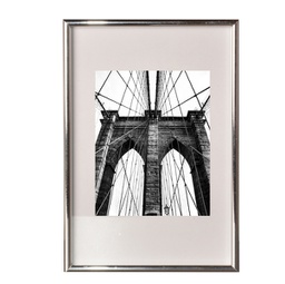 [90072] Cornice in PVC e crilex A4 argento Methodo