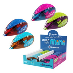 [85920] Correttore a nastro 5mmx8mt Bianco Tape Mini Osama