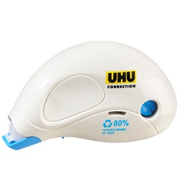 [64400] Correttore a nastro Roller Compact Correction 5mm x 10mt 100 recycled UHU
