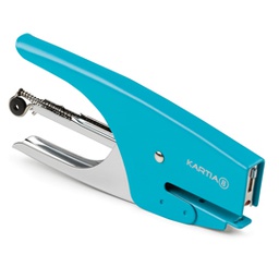 [80408] CUCITRICE A PINZA TURCHESE MAX 200 PUNTI KARTIA