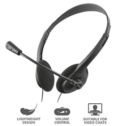 [93712] CUFFIE CON MICROFONO HS-100 TRUST