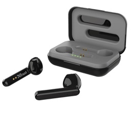 [91174] Cuffie senza fili Bluetooth Primo (3 ore di riproduzione nere - Trust