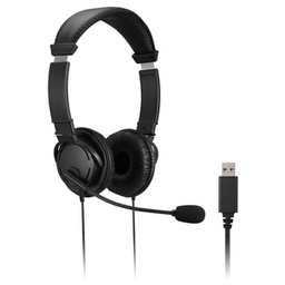 [97378] Cuffie Stereo con microfono e controllo del volume conness.USB-A -- Kensington