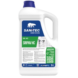 [96806] Detergente a base ammoniaca a schiuma per pavimenti Sirpav HC 5lt Sanitec