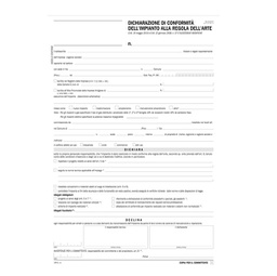 [88640] Dichiarazione conformitA' impianto snap 5 copie autor. Data Ufficio