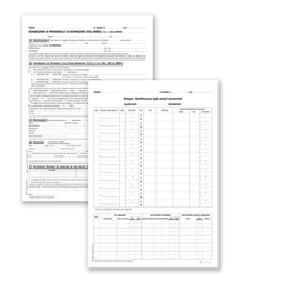 [88674] Dichiarazione prov/destinaz.animali Mod.4mc 4 copie autoric. A4 DU8870R0000 DU
