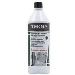 [95912] Disinfettante detergente pavimenti concentrato profumato 1lt Tekna