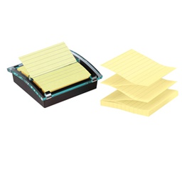 [77359] DISPENSER 90foglietti Post-it  Super Sticky 101x101mm righe DS440-SSCYL GIALLO C