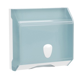 [94885] Dispenser asciugamani piegati a C o Z bianco azzurro Replast