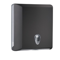 [67394] Dispenser asciugamani piegati C/Z nero Soft Touch
