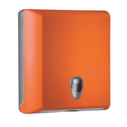 [64278] Dispenser asciugamani piegati C/Z orange Soft Touch