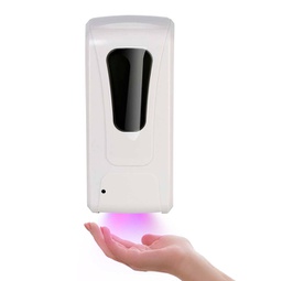 [90514] Dispenser automatico a riempimento 1LT bianco Gelly Plus con luce UV