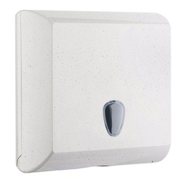 [96760] Dispenser carta asciugamani piegati a V e Z 500 fogli bianco Woodplastic