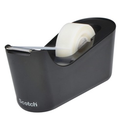 [87203] Dispenser da Tavolo C18  Nero + 1 rotolo di nastro adesivo Scotch® Magic 19x33