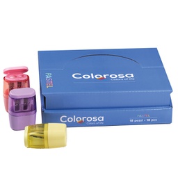 [96968] Display 18 temperini 2 fori c/serbatoio colori ass. Colorosa Pastel RiPlast