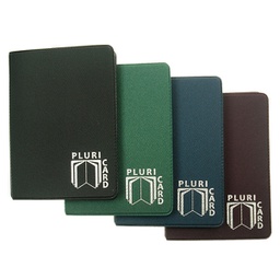 [94722] Display 24 Portacard a libro 14 scomparti in pvc gommato 880 Alplast