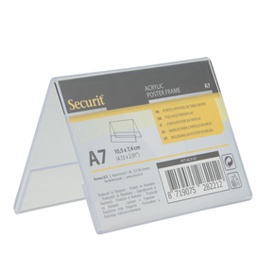 [86901] Display a V 7,8x10,6x6,7cm (A7 Securit