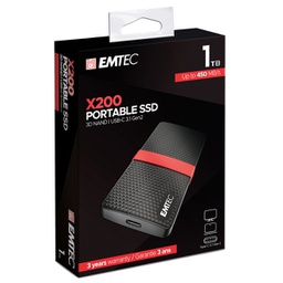 [EMTD1TX200] Emtec Hard Disk SSD esterno da 1 terabyte (3.1