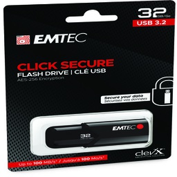 [EMTD32GB123] Emtec Memoria B120 Clicksecure 32GB