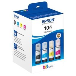 [EPST00P640] Epson ECOTANK 104 MULTIPACK BK/C/M/G
