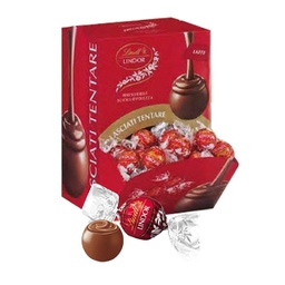 [96819] ESPOSITORE BOULE 1,2KG LINDOR LATTE LINDT - PRODOTTO STAGIONALE