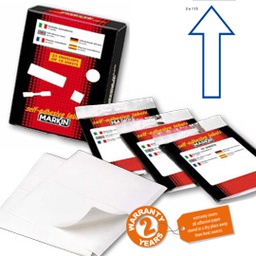 [38020] Etichetta adesiva bianca 115x70mm ALTO (10fg x 2etichette Markin