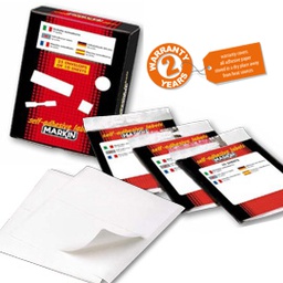 [78197] Etichetta adesiva bianca 21x8mm (10fogli x 75etichette Markin