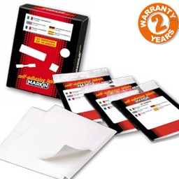 [78213] Etichetta adesiva bianca 56x26mm (10fogli x 10etichette Markin