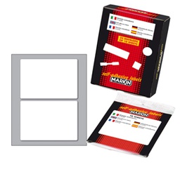 [31117] Etichetta adesiva bianca 95x66mm (10fogli x 2etichette) Markin
