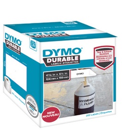 [80374] ETICHETTE DURABLE INDUSTRIAL DIM. 104X158MM 200X1 RT MULTIUSO