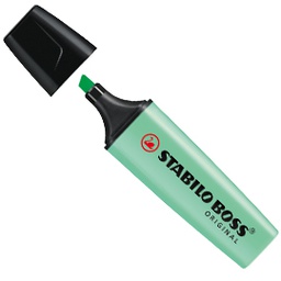 [81036] EVIDENZIATORE STABILO BOSS PASTEL Verde Menta 70/116